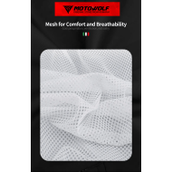 Geaca si pantaloni moto/atv impermeabili Motowolf, haina de ploaie cu lumina de avertizare, 210T densitate, protectie vant, 2 culori