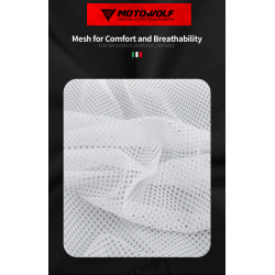 Geaca si pantaloni moto/atv impermeabili Motowolf, haina de ploaie cu lumina de avertizare, 210T densitate, protectie vant, 2 culori