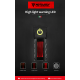 Geaca si pantaloni moto/atv impermeabili Motowolf, haina de ploaie cu lumina de avertizare, 210T densitate, protectie vant, 2 culori