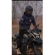 Geaca moto, windproof, impermeabila, protectii umeri coate si spate certificate CE, gluga detasabila, Negru, Motowolf Geaca moto, windproof, impermeabila, protectii umeri coate si spate certificate CE, gluga detasabila, Negru, Motowolf