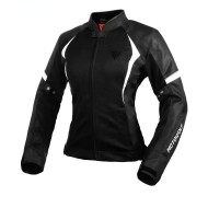 Geaca moto femei Motowolf, 600d Oxford, mes C004, impermeabila, protectii spate,umeri,coate, respirabila, Negru