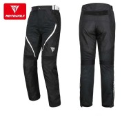 Pantaloni Moto MOTOWOLF Winter Warm - Confort și Protecție Împotriva Frigului și Umezelii, mesada de iarna detasabila, protectii certificate CE, reglaje multiple, Negru