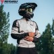 Geaca moto textil Motowolf, protectii umeri/coate/spate, waterproof, material 600D Oxford, contine mesada detasabila K380, Gri