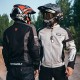 Geaca moto textil Motowolf, protectii umeri/coate/spate, waterproof, material 600D Oxford, contine mesada detasabila K380, Gri