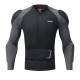 Geaca de vara moto cu armura, sistem avansat de ventilație și disipare termică, protectii full body certificate CE, centura cu element reflectorizant detasabila, confort în sezonul cald, Motowolf, Gri
