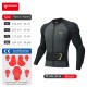 Geaca de vara moto cu armura, sistem avansat de ventilație, protectii full body certificate CE, centura cu element reflectorizant detasabila, confort în sezonul cald, Motowolf, Negru
