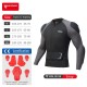 Geaca de vara moto cu armura, sistem avansat de ventilație și disipare termică, protectii full body certificate CE, centura cu element reflectorizant detasabila, confort în sezonul cald, Motowolf, Gri