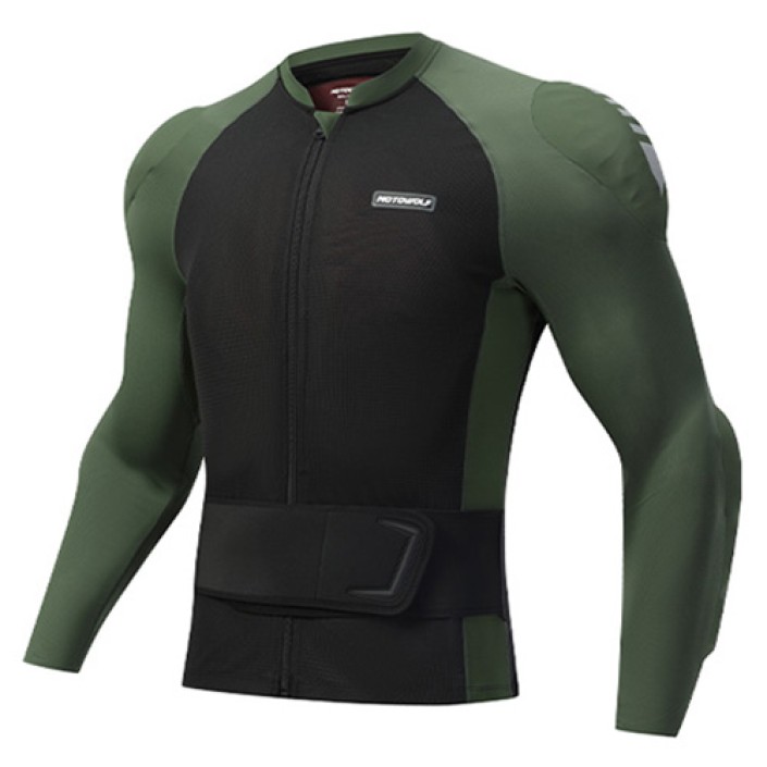 Geaca de vara moto cu armura, sistem avansat de ventilație și disipare termică, protectii full body certificate CE, armura, centura reflectorizanta detasabila, confort în sezonul cald, Motowolf, Verde Geaca de vara moto cu armura, sistem avansat de ventilație și disipare termică, protectii full body certificate CE, armura, centura reflectorizanta detasabila, confort în sezonul cald, Motowolf, Verde