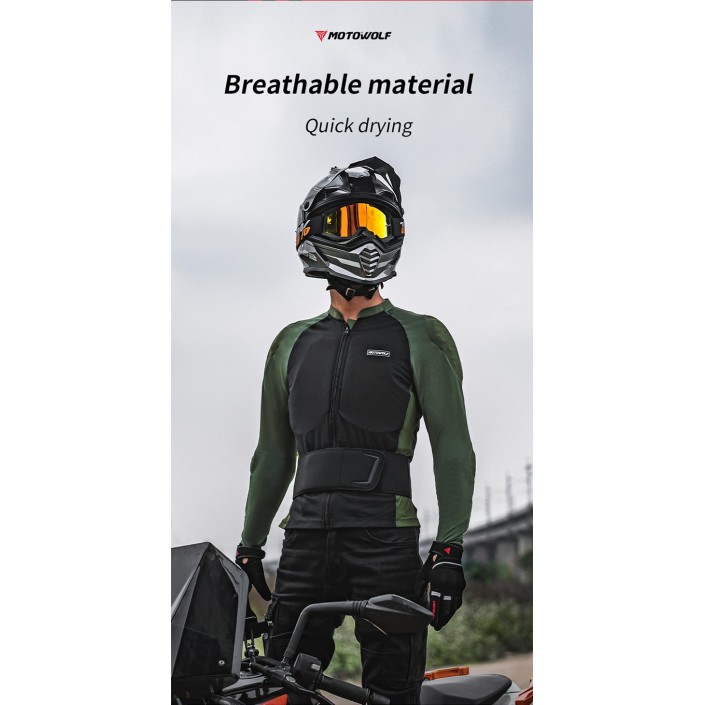 Geaca de vara moto cu armura, sistem avansat de ventilație și disipare termică, protectii full body certificate CE, armura, centura reflectorizanta detasabila, confort în sezonul cald, Motowolf, Verde Geaca de vara moto cu armura, sistem avansat de ventilație și disipare termică, protectii full body certificate CE, armura, centura reflectorizanta detasabila, confort în sezonul cald, Motowolf, Verde