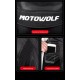 Geacă Moto MOTOWOLF rezistentă la apă din 600D Oxford, mesada detasabila, protectii umeri,coate si spate incluse certificate CE, buzunar interior, Rosu