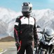 Geacă Moto MOTOWOLF rezistentă la apă din 600D Oxford, mesada detasabila, protectii umeri,coate si spate incluse certificate CE, buzunar interior, Rosu