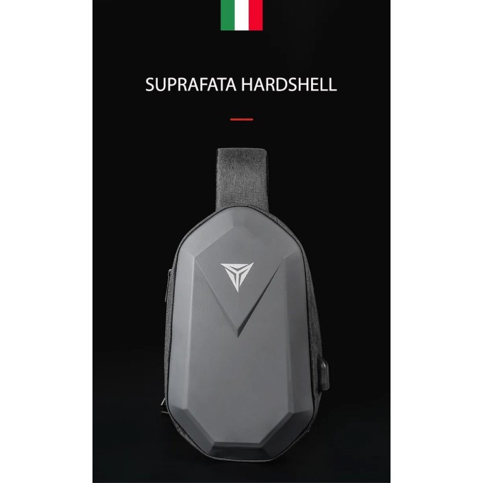 Geanta borseta moto MOTOWOLF cu protectie impotriva ploii si buzunare multiple, Tough Shell, Port Usb, buzunar lateral