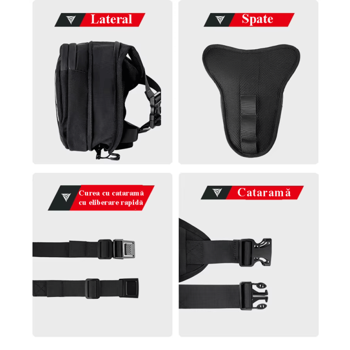 Geantă de Picior, umar, spate Moto Extensibilă, Multifuncțională, Portabilă și Versatilă - Ideală pentru Motocicliști, Motowolf, neagra Geantă de Picior, umar, spate Moto Extensibilă, Multifuncțională, Portabilă și Versatilă - Ideală pentru Motocicliști, Motowolf, neagra