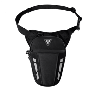 Geantă de Picior, umar, spate Moto Extensibilă, Multifuncțională, Portabilă și Versatilă - Ideală pentru Motocicliști, Motowolf, neagra