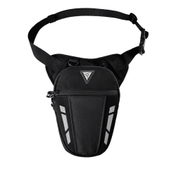 Geantă de Picior, umar, spate Moto Extensibilă, Multifuncțională, Portabilă și Versatilă - Ideală pentru Motocicliști, Motowolf, neagra