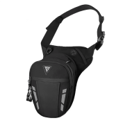 Geantă de Picior, umar, spate Moto Extensibilă, Multifuncțională, Portabilă și Versatilă - Ideală pentru Motocicliști, Motowolf, neagra
