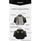 Geanta Moto Rezervor Motowolf Impermeabila cu Prindere Curea si Buzunar Touchscreen pentru telefon, Potrivita pentru Rezervor, Codita si ca ghiozdan moto, Include 2 Prinderi