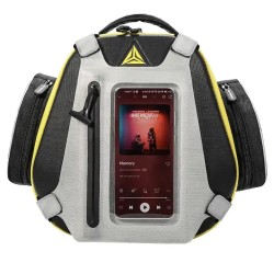 Geanta Moto Rezervor Motowolf Impermeabila cu Prindere Curea si Buzunar Touchscreen pentru telefon, Potrivita pentru Rezervor, Codita si ca ghiozdan moto, Include 2 Prinderi
