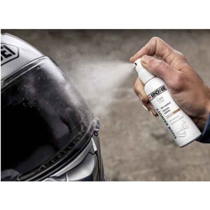 Set kit curatare si ingrijire casca moto, contine laveta microfibra, Ipone