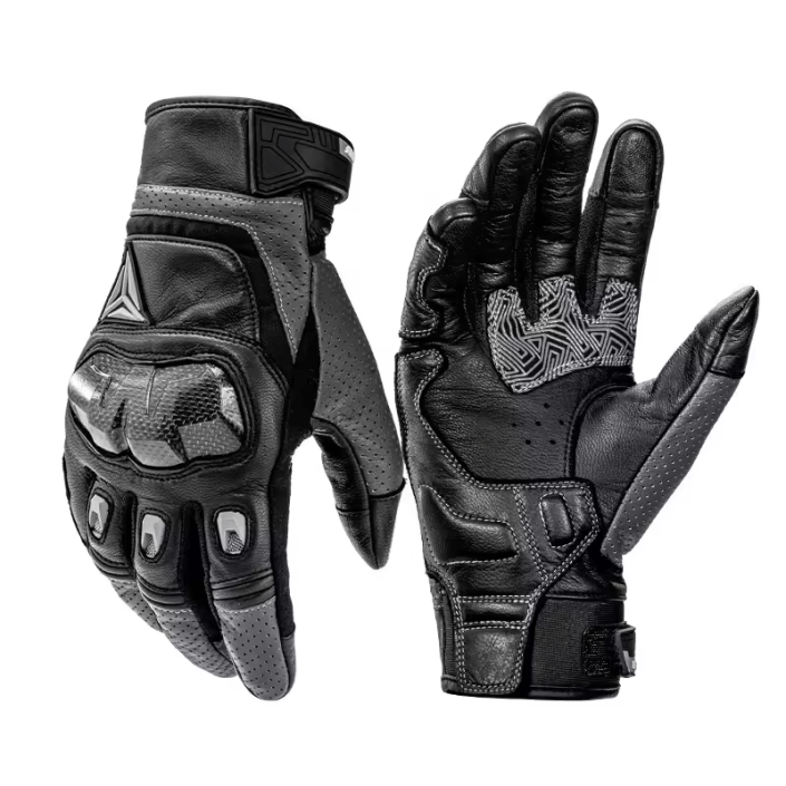 Mănuși Moto din Piele perforata MotoWolf - Confort, Protecție și Stil pentru Motocicliști | Manusi Vara Moto, ATV, Scuter, Negru