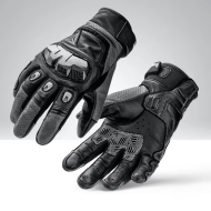 Mănuși Moto din Piele perforata MotoWolf - Confort, Protecție și Stil pentru Motocicliști | Manusi Vara Moto, ATV, Scuter, Negru