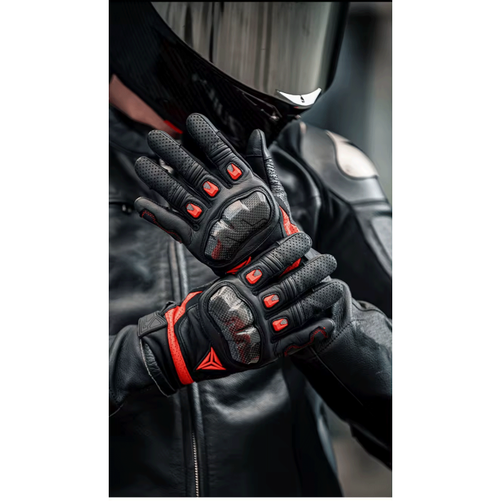Mănuși Moto din Piele perforata MotoWolf - Confort, Protecție și Stil pentru Motocicliști | Manusi Vara Moto, ATV, Scuter, Rosu