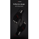Manusi moto din microfibră antiderapantă și protecție avansată, Motowolf, Confort și control excelent, compatibile cu ecranele telefoanelor, protectii TPR, respirabile, Negru
