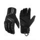 Manusi moto din microfibră antiderapantă și protecție avansată, Motowolf, Confort și control excelent, compatibile cu ecranele telefoanelor, protectii TPR, respirabile, Negru