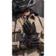 Manusi moto din microfibră antiderapantă și protecție avansată, Motowolf, Confort și control excelent, compatibile cu ecranele telefoanelor, protectii TPR, respirabile, Maro 