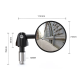 Set 2 oglinzi moto rotunde din aluminiu cu prindere la capatul ghidonului, reglabile, anticoruziune, Pes Holding Set 2 oglinzi moto rotunde din aluminiu cu prindere la capatul ghidonului, reglabile, anticoruziune, Pes Holding