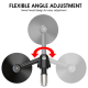 Set 2 oglinzi moto rotunde din aluminiu cu prindere la capatul ghidonului, reglabile, anticoruziune, Pes Holding Set 2 oglinzi moto rotunde din aluminiu cu prindere la capatul ghidonului, reglabile, anticoruziune, Pes Holding
