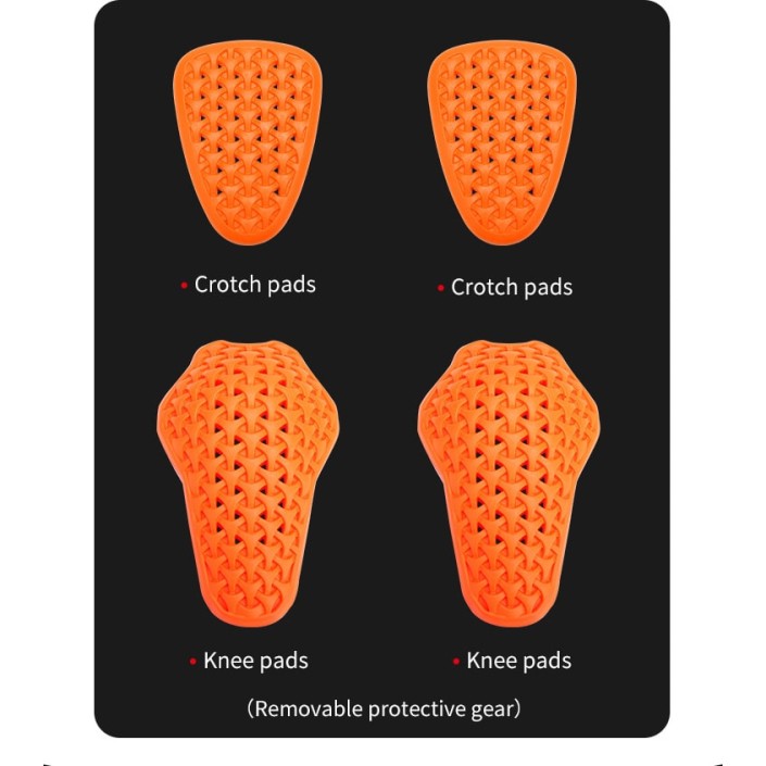 Pantaloni moto cu protectii certificate CE, protectii incluse ajustabile si detasabile, buzunare multiple, Negru Pantaloni moto cu protectii certificate CE, protectii incluse ajustabile si detasabile, buzunare multiple, Negru