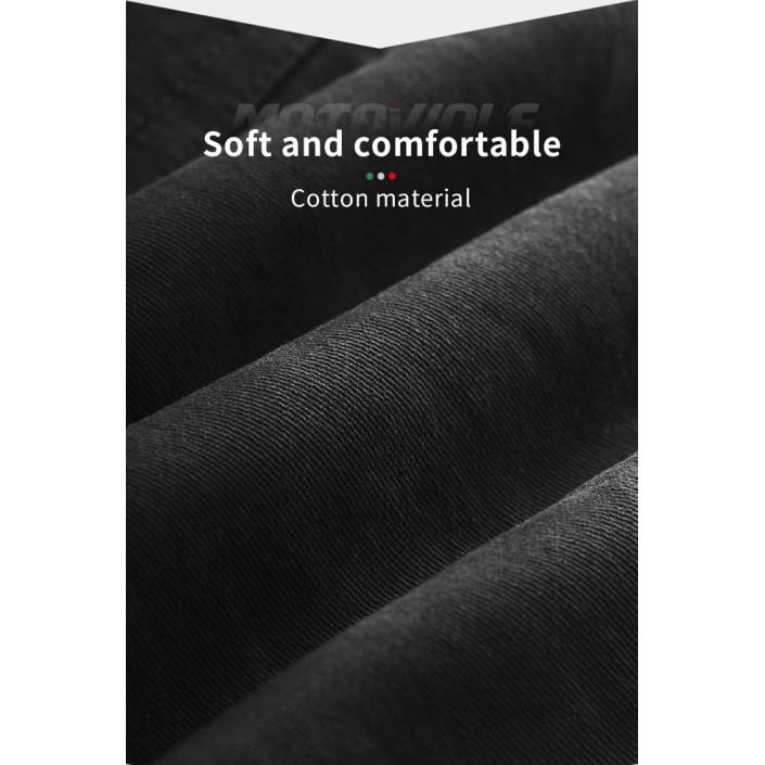 Pantaloni moto cu protectii certificate CE, protectii incluse ajustabile si detasabile, buzunare multiple, Negru Pantaloni moto cu protectii certificate CE, protectii incluse ajustabile si detasabile, buzunare multiple, Negru