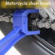 Perie pentru curatat lant moto, bicicleta, Albastru, Pes holding Perie pentru curatat lant moto, bicicleta, Albastru, Pes holding
