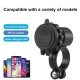 Priza moto/auto/atv fast charge, 3.1a, port usb, port usb-C, impermeabil, inlcude 2 tipuri de prindere, 18W, buton on/off, Pes Holding