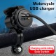 Priza moto/auto/atv fast charge, 3.1a, port usb, port usb-C, impermeabil, inlcude 2 tipuri de prindere, 18W, buton on/off, Pes Holding