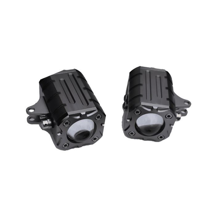 Set 2 Proiectoare LED cu Lupă pentru Motocicletă - Dimensiuni Mici, Intensitate Reglabilă, Comandă Wireless, 8000LM Set 2 Proiectoare LED cu Lupă pentru Motocicletă - Dimensiuni Mici, Intensitate Reglabilă, Comandă Wireless, 8000LM