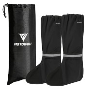 Set 2 protecții Premium Anti-Ploaie pentru Picioare și Pantofi Moto - Descoperă Soluția Motowolf de Calitate