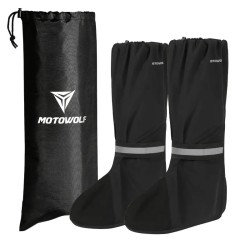 Set 2 protecții Premium Anti-Ploaie pentru Picioare și Pantofi Moto - Descoperă Soluția Motowolf de Calitate