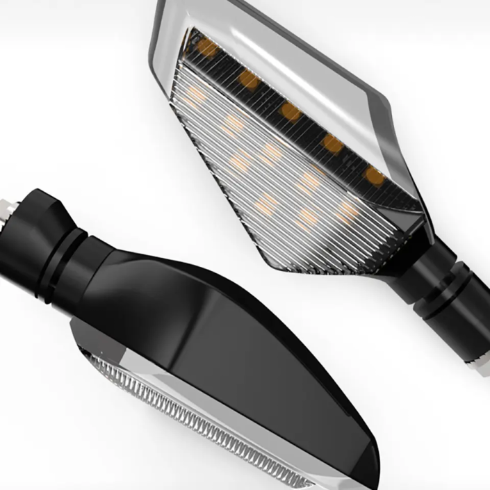 Set semnalizari moto, atv, scuter Led, DRL, Daylight White, Pes Holding Set semnalizari moto, atv, scuter Led, DRL, Daylight White, Pes Holding