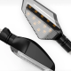 Set semnalizari moto, atv, scuter Led, DRL, Daylight White, Pes Holding Set semnalizari moto, atv, scuter Led, DRL, Daylight White, Pes Holding