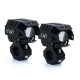 Set 2 proiectoare moto LED cu putere mare, rezistente la apă, corp aluminiu, 2 culori, 6500K, prindere cadru Set 2 proiectoare moto LED cu putere mare, rezistente la apă, corp aluminiu, 2 culori, 6500K, prindere cadru