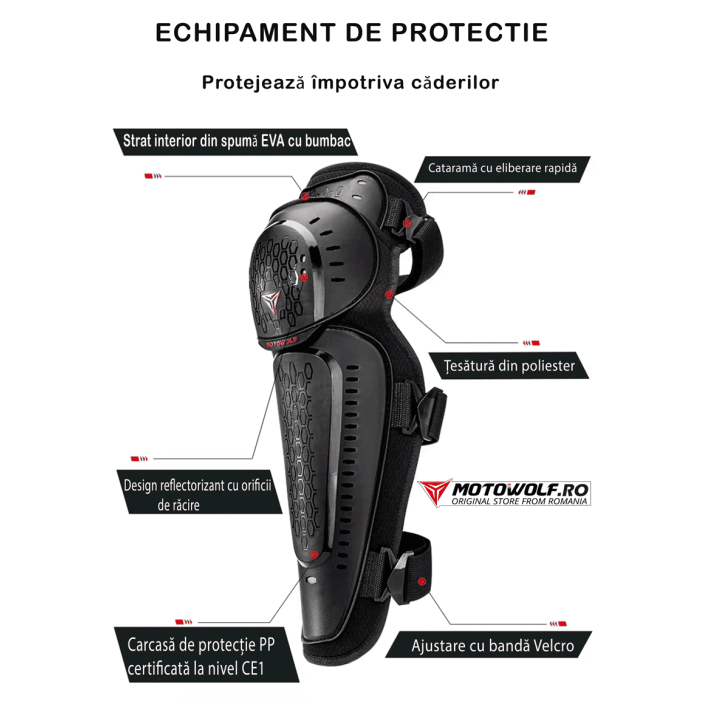 Set Cotiere și Genunchiere Moto Motowolf - Protecție Premium, Design Ergonomic și Siguranță Maximă Set Cotiere și Genunchiere Moto Motowolf - Protecție Premium, Design Ergonomic și Siguranță Maximă