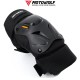 Set genunchere si cotiere moto/ciclism reflectorizante MOTOWOLF, ajustabile, material respirabil, universale