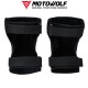 Set genunchere si cotiere moto/ciclism reflectorizante MOTOWOLF, ajustabile, material respirabil, universale
