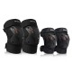 Set genunchere si cotiere moto/ciclism reflectorizante MOTOWOLF, ajustabile, material respirabil, universale