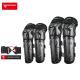 Set genunchiere si cotiere moto, adjustabile, prindere Velcro, eliberare rapida, ventilate, certificate CE, model 1010 long, Verde, Motowolf