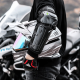 Set genunchiere si cotiere moto, adjustabile, prindere Velcro, eliberare rapida, ventilate, certificate CE, model 1010 long, Verde, Motowolf