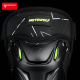Set genunchiere si cotiere moto, adjustabile, prindere Velcro, eliberare rapida, ventilate, certificate CE, model 1010 long, Verde, Motowolf