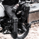 Set genunchiere si cotiere moto, adjustabile, prindere Velcro, eliberare rapida, ventilate, certificate CE, model 1010 long, Verde, Motowolf